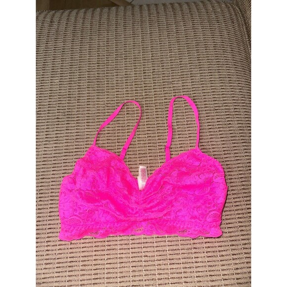 Neon Pink Bralette - Picture 1 of 4